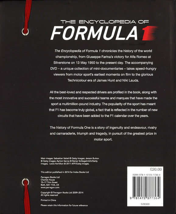 The Encyclopedia Of Formula 1 Book And Cd For Sale