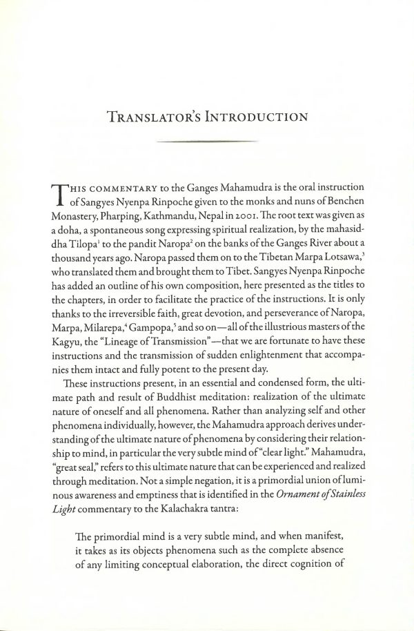 Tilopas Mahamudra Upadesha: The Gangama Instructions With Commentary Hot on Sale