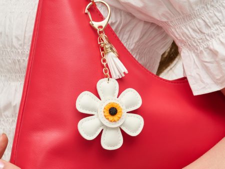 Floral Keychain Charm For Discount