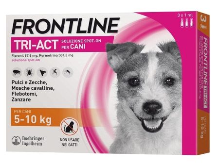 Tri-Act Spot On Cani 5-10 kg 1 ml 3 Pipette For Sale