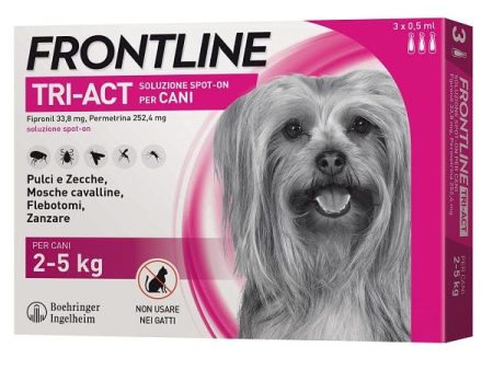 Tri-Act Cani 2-5 kg 0,5 ml 3 Pipette Online