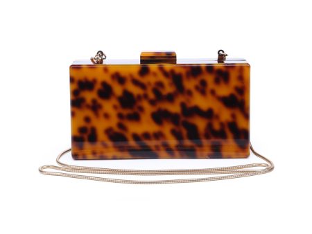 Margot Leopard Evening Bag For Cheap