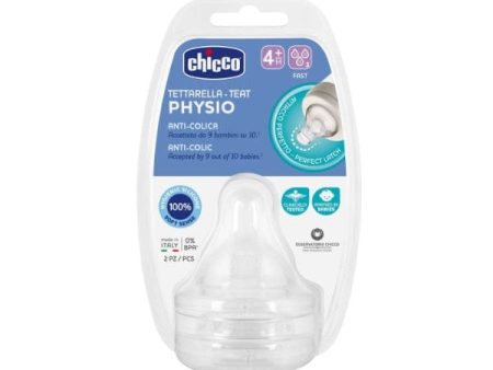 Tettarella Physio Fast 4m+ 2 Pezzi Silicone Fashion