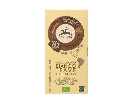 Tavoletta Cioccolato Bianco Con Fave Di Cacao Bio 100 g For Sale