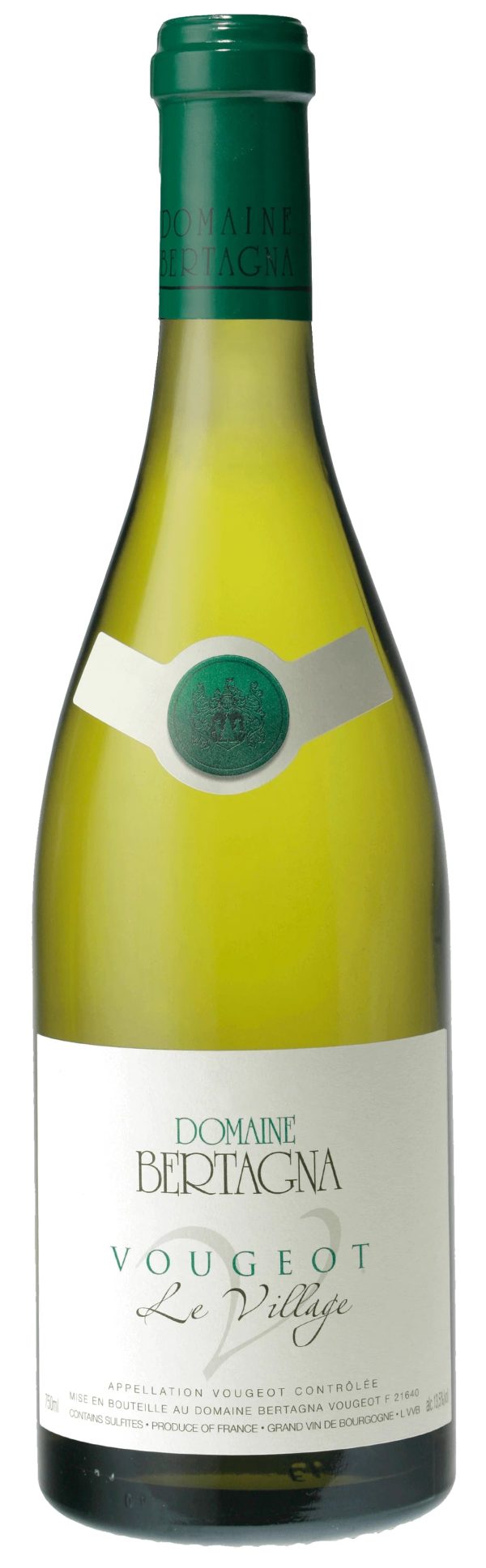 BERTAGNA VOUGEOT VILLAGE BLANC 2019 (Case only) Fashion